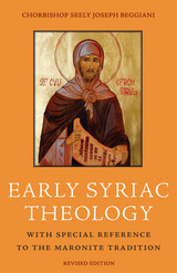 front cover of Early Syriac Theology