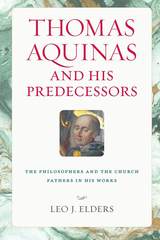front cover of Thomas Aquinas and His Predecessors