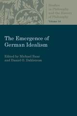 front cover of The Emergence of German Idealism