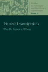 front cover of Platonic Investigations