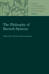 front cover of The Philosophy of Baruch Spinoza