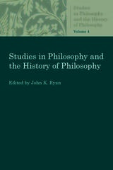 front cover of Studies in Philosophy and the History of Philosophy Vol. 4 