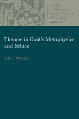 front cover of Themes in Kant's Metaphysics and Ethics 
