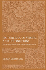 front cover of Pictures, Quotations, and Distinctions