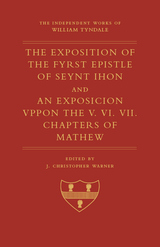 front cover of The Exposition of 1 John and An Exposition upon Matthew V-VII