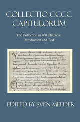 front cover of Collectio CCCC capituloru, The Collection in 400 Chapters