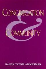 front cover of Congregation and Community