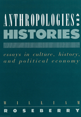 front cover of Anthropologies and Histories