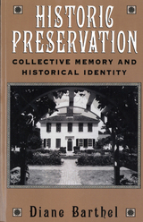 front cover of Historic Preservation