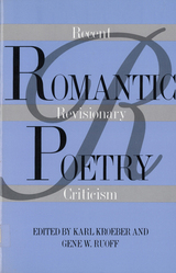 front cover of Romantic Poetry