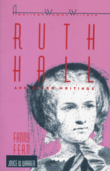 front cover of Ruth Hall and Other Writings by Fanny Fern
