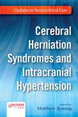 front cover of Cerebral Herniation Syndromes and Intracranial Hypertension