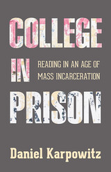 front cover of College in Prison
