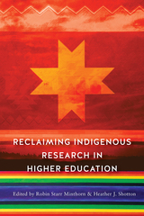 front cover of Reclaiming Indigenous Research in Higher Education