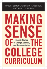 front cover of Making Sense of the College Curriculum