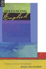 front cover of Distancing English