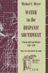 front cover of Water in the Hispanic Southwest