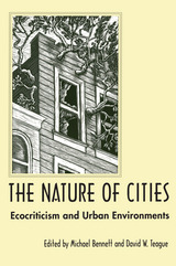 front cover of The Nature of Cities