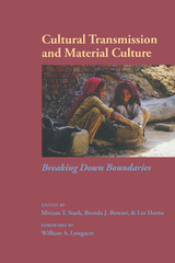 front cover of Cultural Transmission and Material Culture