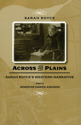front cover of Across the Plains