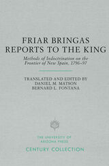 front cover of Friar Bringas Reports to the King
