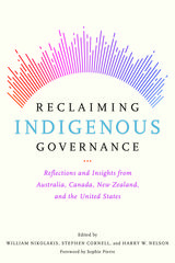 front cover of Reclaiming Indigenous Governance