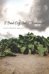 front cover of I Don't Cry, But I Remember