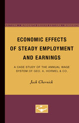 front cover of Economic Effects of Steady Employment and Earnings