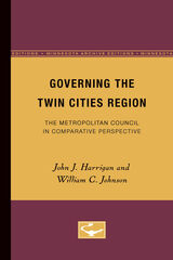front cover of Governing the Twin Cities Region