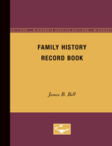 front cover of Family History Record Book