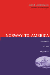 front cover of Norway To America