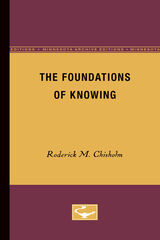 front cover of The Foundations of Knowing