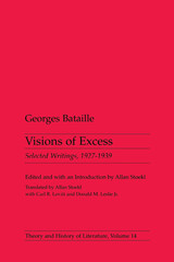front cover of Visions Of Excess