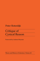 front cover of Critique Of Cynical Reason