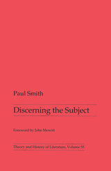 front cover of Discerning The Subject