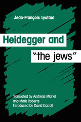 front cover of Heidegger And The Jews