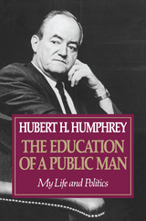 front cover of Education Of A Public Man