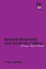front cover of Belated Modernity and Aesthetic Culture