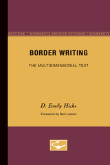 front cover of Border Writing