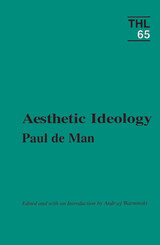 front cover of Aesthetic Ideology