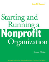 front cover of Starting and Running a Nonprofit Organization