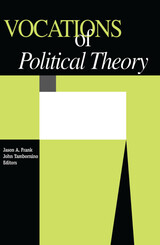front cover of Vocations Of Political Theory