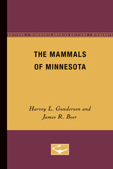 front cover of The Mammals of Minnesota