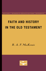 Faith and History in the Old Testament