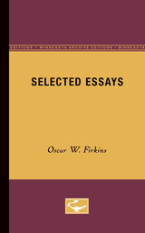 front cover of Selected Essays