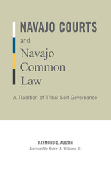 front cover of Navajo Courts and Navajo Common Law