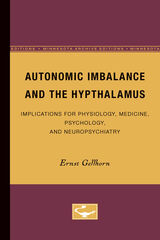 front cover of Autonomic Imbalance and the Hypthalamus