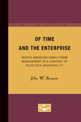 front cover of Of Time and the Enterprise