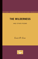 front cover of The Wilderness and Other Poems