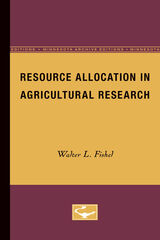 front cover of Resource Allocation in Agricultural Research
